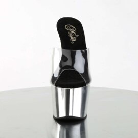 Pleaser ADORE-701 Clear/Silver Chrome EU-35 / US-5