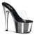 Pleaser ADORE-701 Clear/Silver Chrome EU-35 / US-5