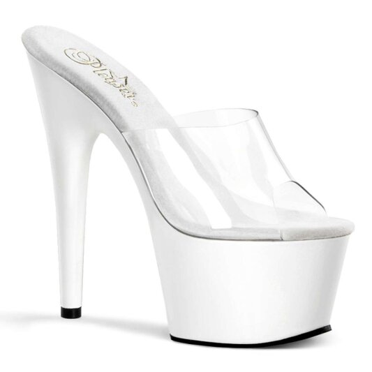 Pleaser ADORE-701 Clear/White EU-37 / US-7