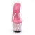 Pleaser ADORE-701FL Clear/Hot Pink Flowers EU-38 / US-8
