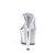 Pleaser ADORE-701G Clear/Silver Glitter EU-35 / US-5