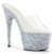 Pleaser ADORE-701LG Clear/Silver Multi Glitter EU-35 / US-5