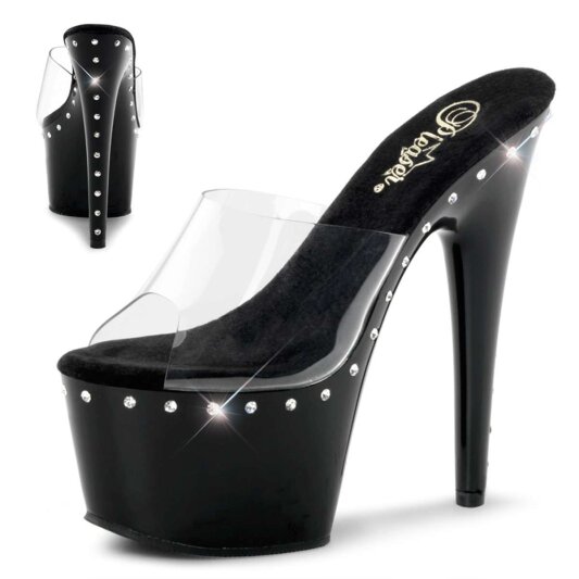 Pleaser ADORE-701LS Clear/Black EU-35 / US-5