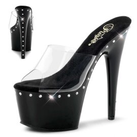 Pleaser ADORE-701LS Clear/Black EU-35 / US-5