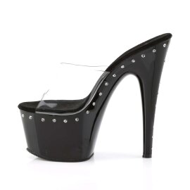 Pleaser ADORE-701LS Clear/Black EU-37 / US-7