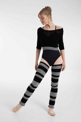 Legwarmer Polpay Grey / Black
