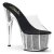 Pleaser ADORE-701SRS Clear/Black SRS EU-35 / US-5