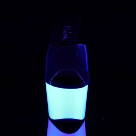 Pleaser ADORE-701UV Clear/Neon White EU-35 / US-5