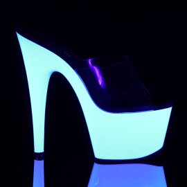Pleaser ADORE-701UV Clear/Neon White EU-35 / US-5