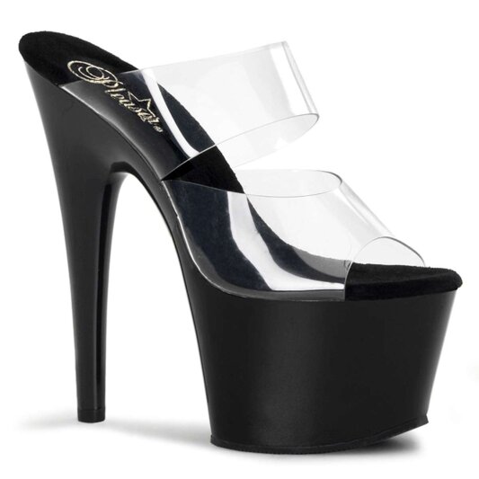 Pleaser ADORE-702 Clear/Black EU-35 / US-5