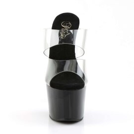 Pleaser ADORE-702 Clear/Black EU-35 / US-5