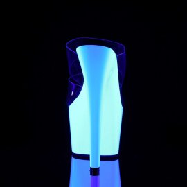 Pleaser ADORE-702UV Clear/Neon White EU-37 / US-7