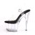 Pleaser ADORE-708 Clear-Black/Clear EU-35 / US-5