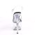 Pleaser ADORE-708 Clear-Black/Clear EU-35 / US-5