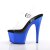 Pleaser ADORE-708 Clear/Blue Chrome EU-37 / US-7