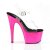 Pleaser ADORE-708 Clear/Hot Pink Chrome EU-35 / US-5