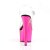 Pleaser ADORE-708 Clear/Hot Pink Chrome EU-37 / US-7
