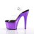 Pleaser ADORE-708 Clear/Purple  Chrome EU-35 / US-5
