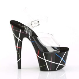 Pleaser ADORE-708BMC Clear/Black EU-35 / US-5