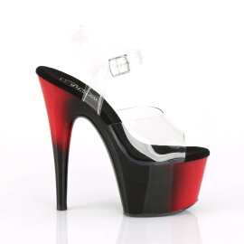 Pleaser ADORE-708BR Clear/Red-Black EU-37 / US-7