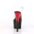Pleaser ADORE-708BR Clear/Red-Black EU-37 / US-7