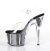 Pleaser ADORE-708CG Clear/Black Confetti Glitter EU-37 / US-7