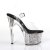 Pleaser ADORE-708CG Clear/Silver Confetti Glitter EU-37 / US-7