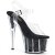 Pleaser ADORE-708G Clear/Black Glitter Inserts EU-35 / US-5