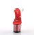 Pleaser ADORE-708G Clear/Red Glitter Inserts EU-36 / US-6