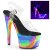 Pleaser ADORE-708GXY Clear/Neon Galaxy Glitter EU-35 / US-5