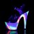 Pleaser ADORE-708GXY Clear/Neon Galaxy Glitter EU-35 / US-5