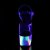 Pleaser ADORE-708GXY Clear/Neon Galaxy Glitter EU-37 / US-7