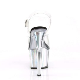 Pleaser ADORE-708HGI Clear/Silver Hologram Inserts EU-35 / US-5