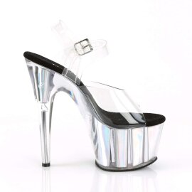 Pleaser ADORE-708HGI Clear/Silver Hologram Inserts EU-35 / US-5
