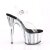 Pleaser ADORE-708HGI Clear/Silver Hologram Inserts EU-37 / US-7