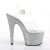 Pleaser ADORE-708HMG Clear/Silver Multi Glitter EU-38 / US-8