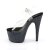 Pleaser ADORE-708LG Clear/Black Multi Glitter EU-35 / US-5