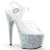 Pleaser ADORE-708LG Clear/Silver Multi Glitter EU-35 / US-5