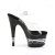 Pleaser ADORE-708LN Clear/Black EU-37 / US-7