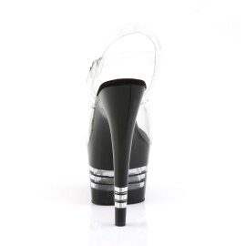 Pleaser ADORE-708LN Clear/Black EU-38 / US-8