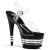 Pleaser ADORE-708LN Clear/Black EU-38 / US-8