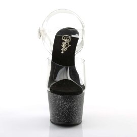 Pleaser ADORE-708MG Clear/Black EU-35 / US-5