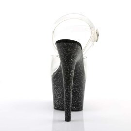 Pleaser ADORE-708MG Clear/Black EU-35 / US-5