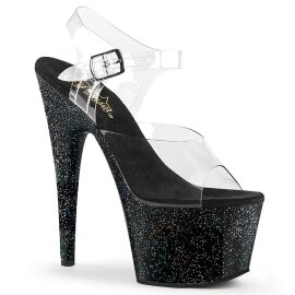 Pleaser ADORE-708MG Clear/Black EU-37 / US-7