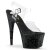Pleaser ADORE-708MG Clear/Black EU-37 / US-7