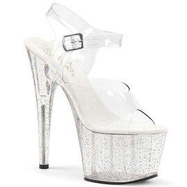 Pleaser ADORE-708MG Clear/Clear EU-38 / US-8