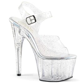 Pleaser ADORE-708MMG Clear/Clear EU-40 / US-10