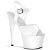 Pleaser ADORE-708N White (Jelly-Like) TPU/White EU-37 / US-7