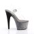 Pleaser ADORE-708OMBRE Clear/Silver-Black Ombre EU-37 / US-7