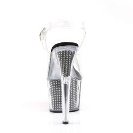 Pleaser ADORE-708SRS Clear/Black SRS EU-35 / US-5